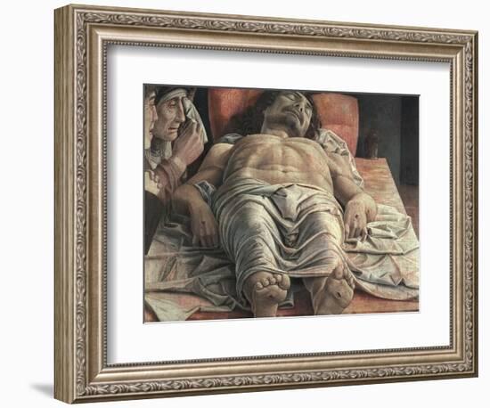 The Lamentation over the Dead Christ-Andrea Mantegna-Framed Art Print