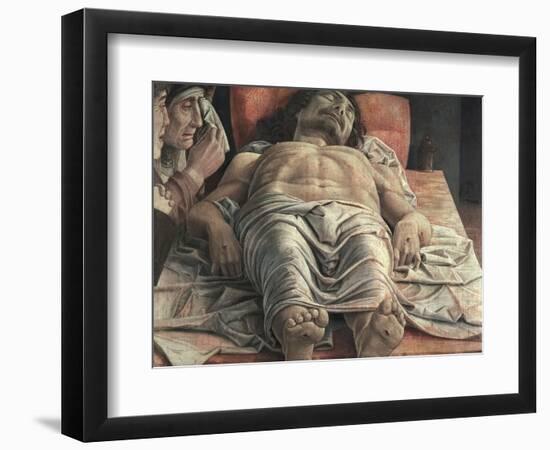 The Lamentation over the Dead Christ-Andrea Mantegna-Framed Art Print