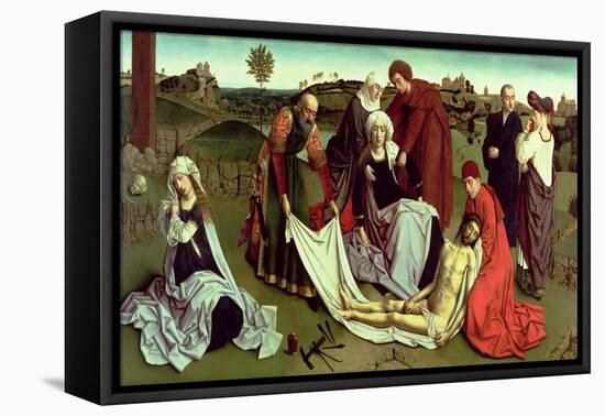 The Lamentation Over the Dead Christ-Petrus Christus-Framed Premier Image Canvas