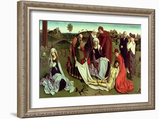 The Lamentation Over the Dead Christ-Petrus Christus-Framed Giclee Print