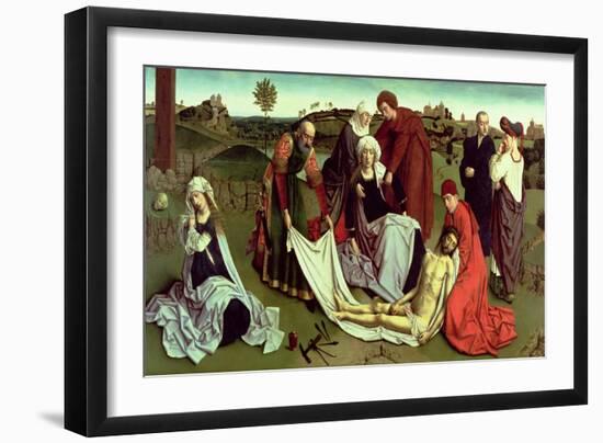 The Lamentation Over the Dead Christ-Petrus Christus-Framed Giclee Print