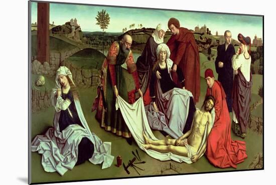 The Lamentation Over the Dead Christ-Petrus Christus-Mounted Giclee Print