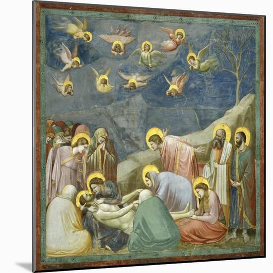 The Lamentation-Giotto di Bondone-Mounted Giclee Print