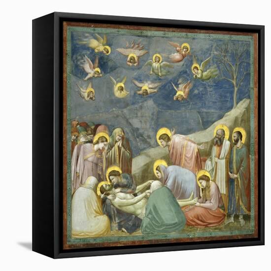 The Lamentation-Giotto di Bondone-Framed Premier Image Canvas