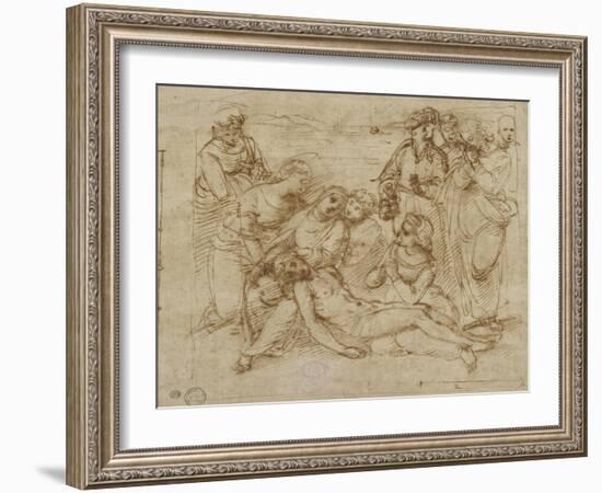 The Lamentation-Raphael-Framed Giclee Print