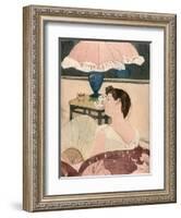 The Lamp, 1891-Mary Cassatt-Framed Giclee Print