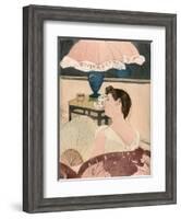 The Lamp, 1891-Mary Cassatt-Framed Giclee Print