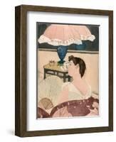The Lamp, 1891-Mary Cassatt-Framed Giclee Print