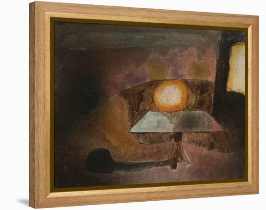 The Lamp on the Terrace; Die Lampe Auf Dem Balcon-Paul Klee-Framed Premier Image Canvas