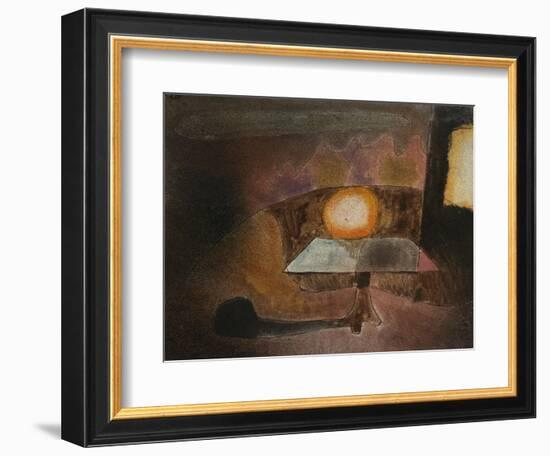 The Lamp on the Terrace; Die Lampe Auf Dem Balcon-Paul Klee-Framed Giclee Print