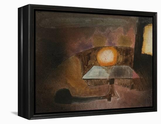 The Lamp on the Terrace; Die Lampe Auf Dem Balcon-Paul Klee-Framed Premier Image Canvas