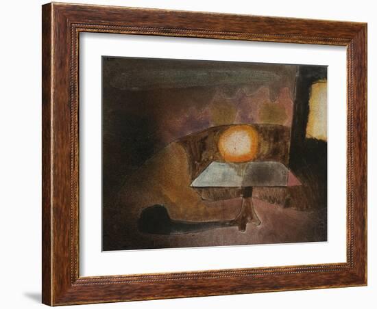 The Lamp on the Terrace; Die Lampe Auf Dem Balcon-Paul Klee-Framed Giclee Print