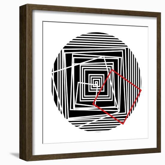 The Land, 2015 Screenprint-Francois Domain-Framed Giclee Print