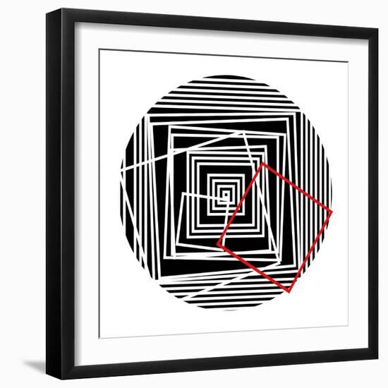 The Land, 2015 Screenprint-Francois Domain-Framed Giclee Print