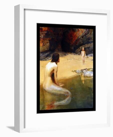 The Land Baby-John Collier-Framed Art Print