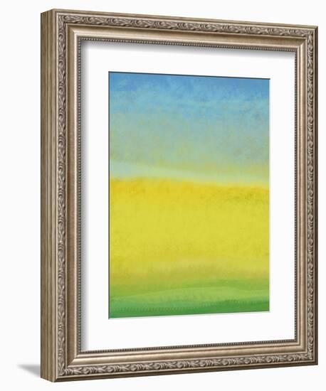 The Land In Between-Jan Weiss-Framed Art Print