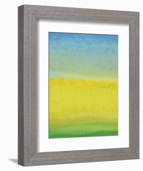 The Land In Between-Jan Weiss-Framed Art Print