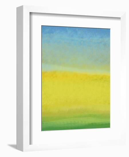 The Land In Between-Jan Weiss-Framed Art Print