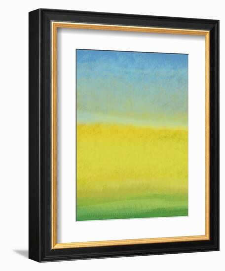 The Land In Between-Jan Weiss-Framed Art Print