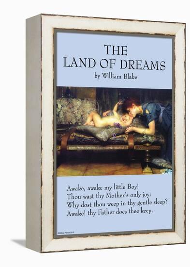 The Land of Dreams-William Blake-Framed Stretched Canvas
