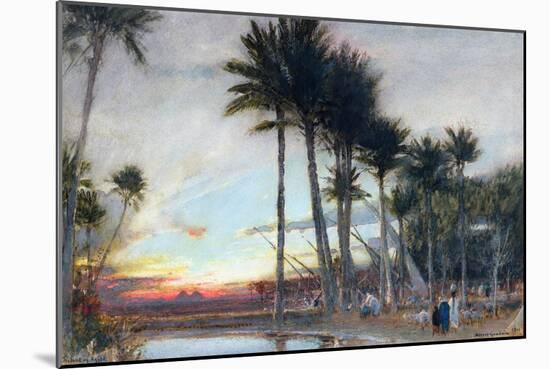 The Land of Egypt, 1913-Albert Goodwin-Mounted Giclee Print