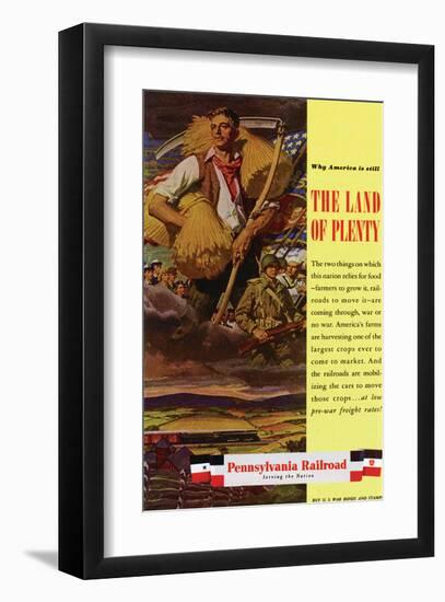 The Land of Plenty-null-Framed Art Print