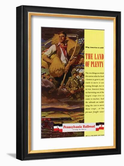 The Land of Plenty-null-Framed Art Print