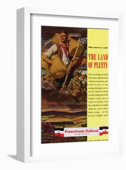 The Land of Plenty-null-Framed Art Print