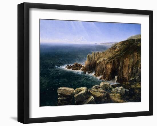 The Land's End, Cornwall-Thomas Creswick-Framed Giclee Print