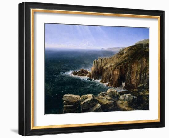 The Land's End, Cornwall-Thomas Creswick-Framed Giclee Print