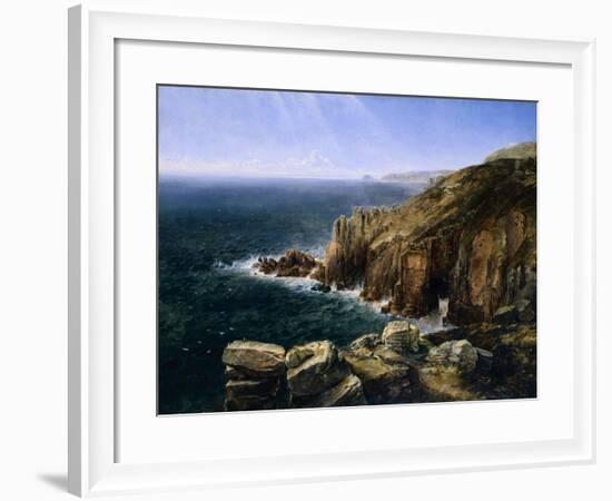 The Land's End, Cornwall-Thomas Creswick-Framed Giclee Print