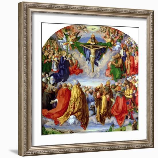 The Landauer Altarpiece, All Saints Day, 1511-Albrecht Dürer-Framed Giclee Print