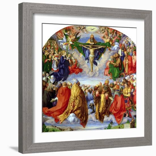 The Landauer Altarpiece, All Saints Day, 1511-Albrecht Dürer-Framed Giclee Print