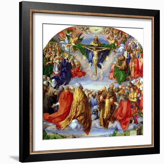 The Landauer Altarpiece, All Saints Day, 1511-Albrecht Dürer-Framed Giclee Print