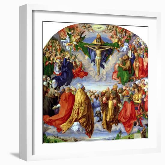 The Landauer Altarpiece, All Saints Day, 1511-Albrecht Dürer-Framed Giclee Print