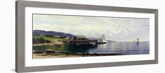 The Landing, Bailey Island, Maine, C.1907-Alfred Thompson Bricher-Framed Giclee Print