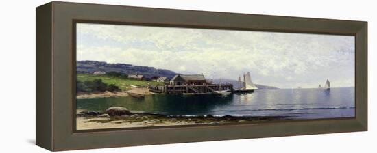 The Landing, Bailey Island, Maine, C.1907-Alfred Thompson Bricher-Framed Premier Image Canvas