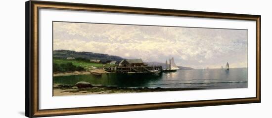 The Landing, Bailey Island, Maine, C.1907-Alfred Thompson Bricher-Framed Giclee Print