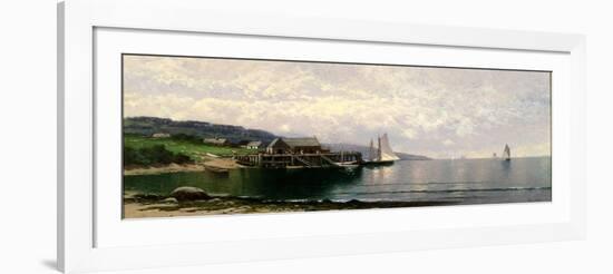 The Landing, Bailey Island, Maine, C.1907-Alfred Thompson Bricher-Framed Giclee Print