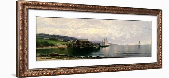 The Landing, Bailey Island, Maine, C.1907-Alfred Thompson Bricher-Framed Giclee Print