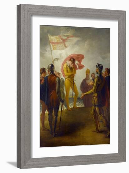 The Landing of Richard II at Milford Haven, C.1793-1800-William Hamilton-Framed Giclee Print