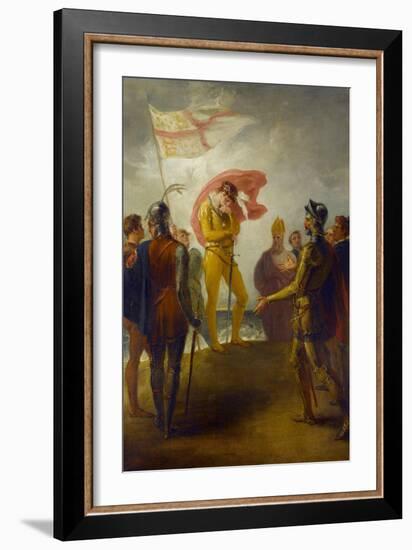 The Landing of Richard II at Milford Haven, C.1793-1800-William Hamilton-Framed Giclee Print