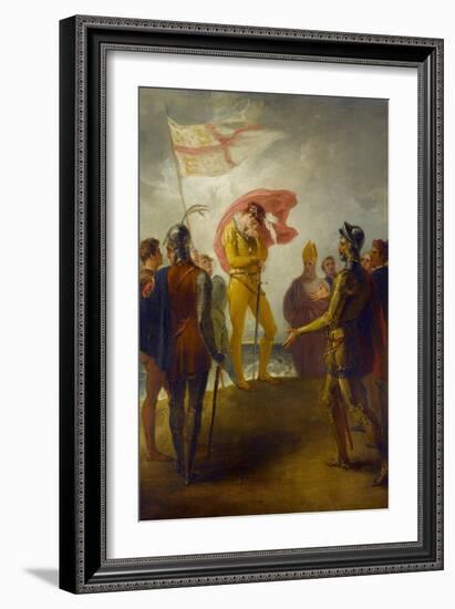 The Landing of Richard II at Milford Haven, C.1793-1800-William Hamilton-Framed Giclee Print