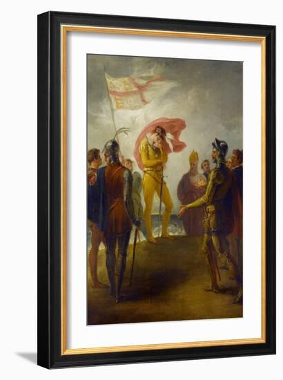 The Landing of Richard II at Milford Haven, C.1793-1800-William Hamilton-Framed Giclee Print