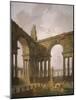 The Landing Place, 1787-88-Hubert Robert-Mounted Giclee Print