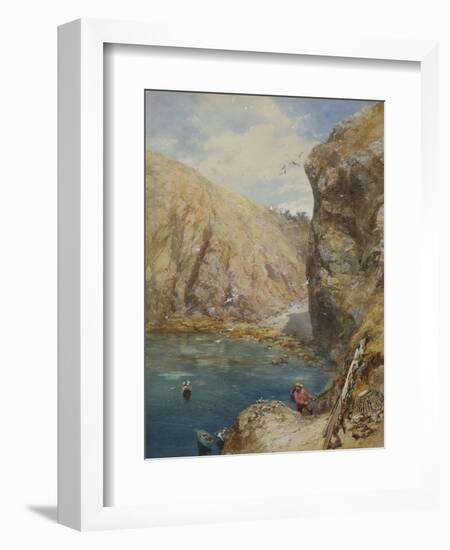 The Landing Place at Havre Gosselin, Sark-Paul Jacob Naftel-Framed Giclee Print