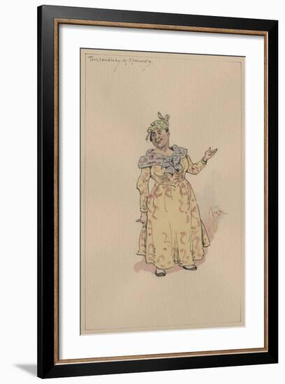 The Landlady of Almack's, c.1920s-Joseph Clayton Clarke-Framed Giclee Print