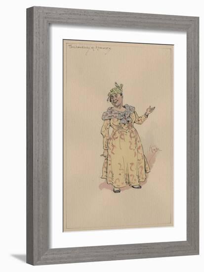 The Landlady of Almack's, c.1920s-Joseph Clayton Clarke-Framed Giclee Print