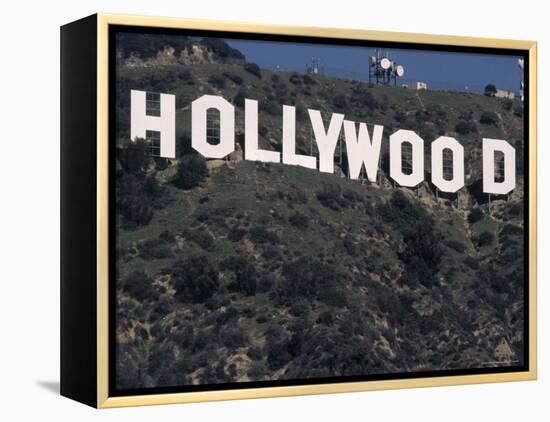 The Landmark Hollywood Sign-Dave Allocca-Framed Premier Image Canvas