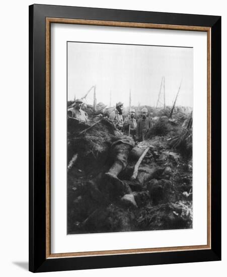 The Landscape of Les Eparges, Near Verdun, France, 1915-null-Framed Giclee Print